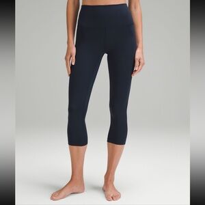 Lululemon Align High-Rise Crop 21” in True Navy